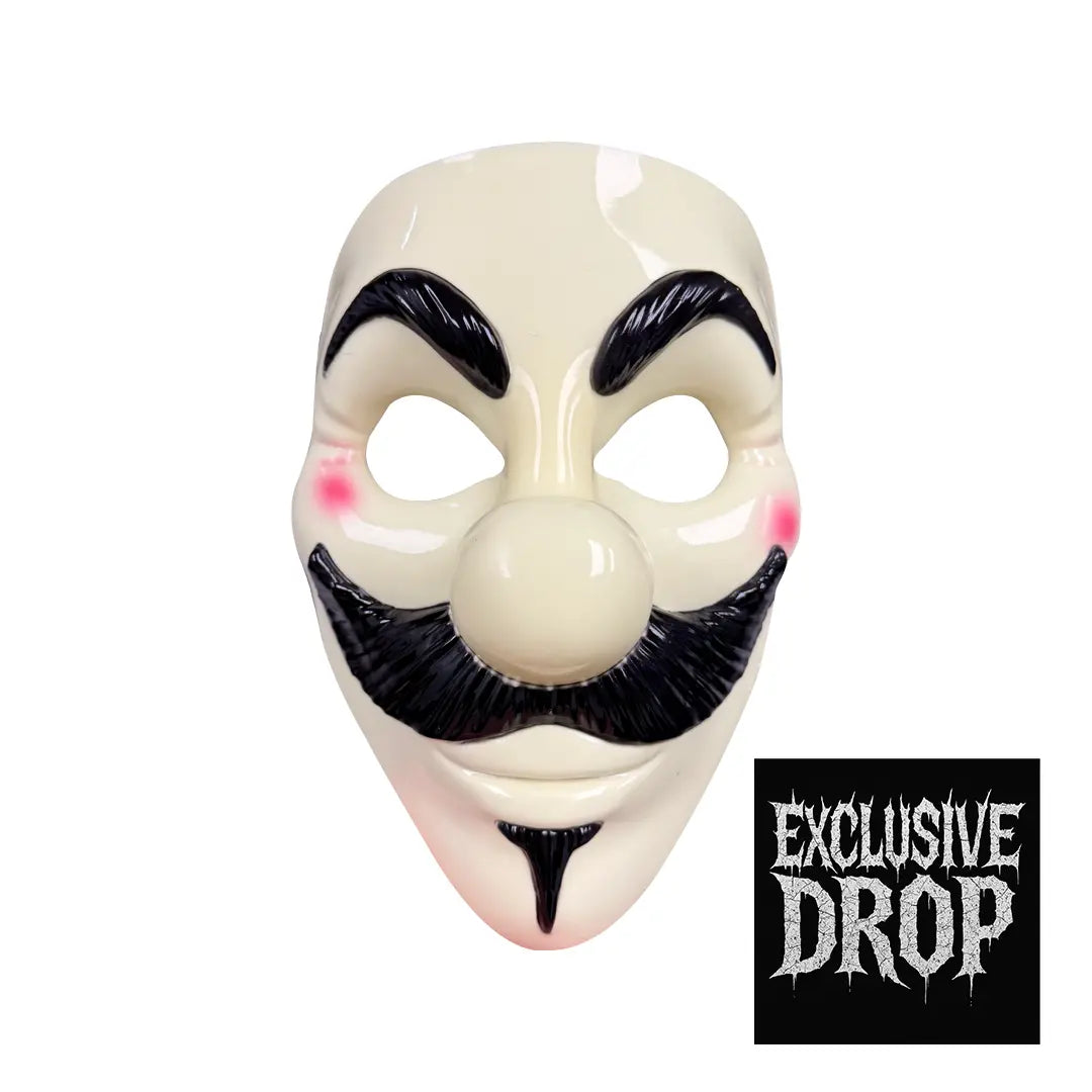 Exclusive Drop: Guy Fawkes Luigi Mask Cartoon Deadwork