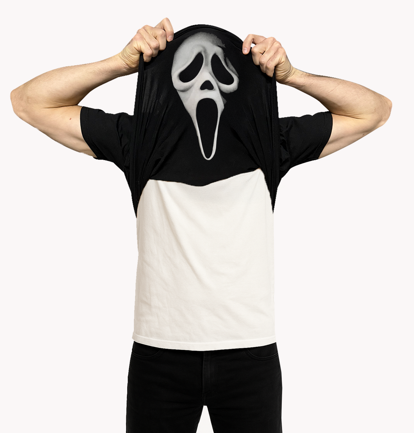 Flip-Up Mask Reveal Tee | Hidden Inside Print