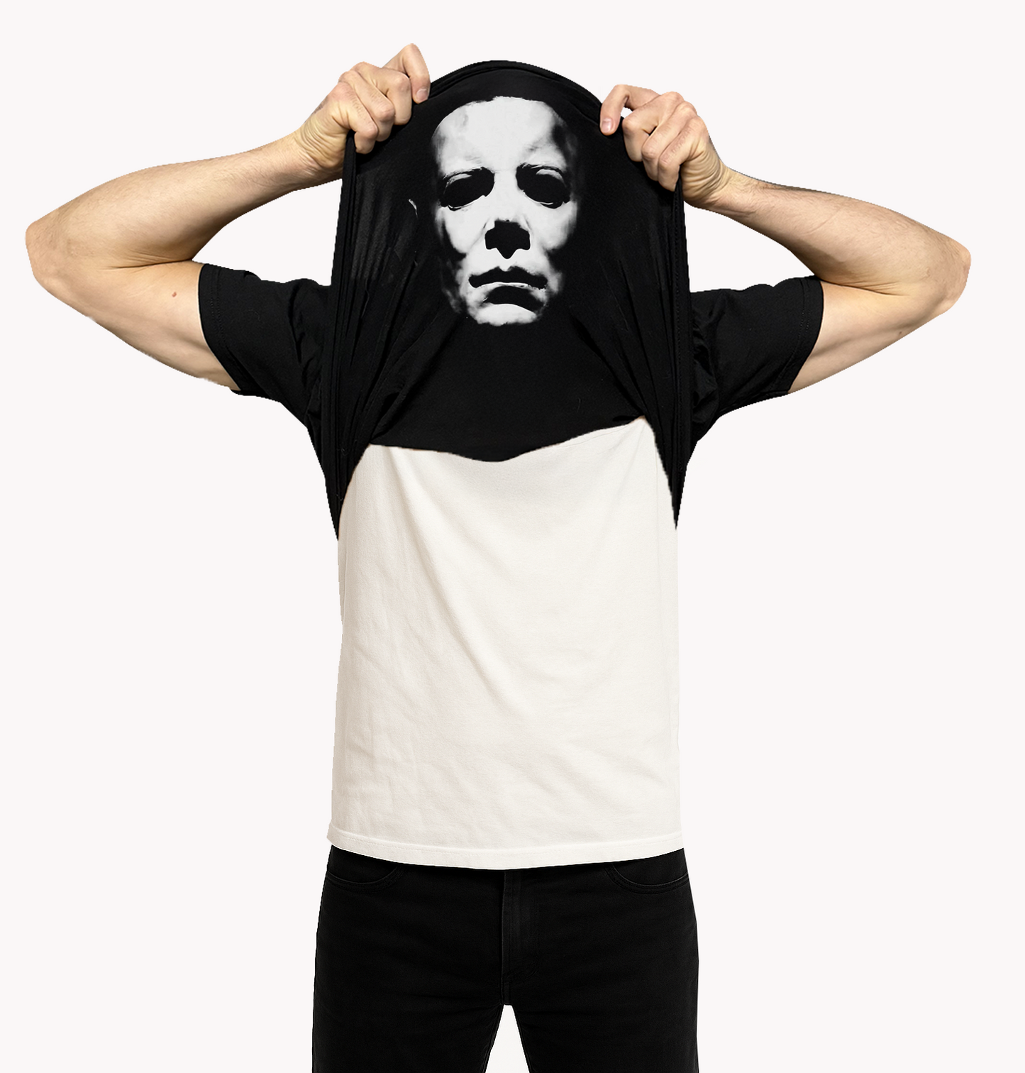 Flip-Up Mask Reveal Tee | Hidden Inside Print