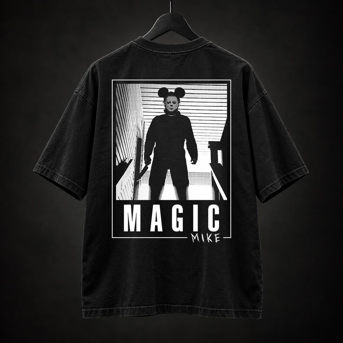 Magic Mike black graphic T-shirt